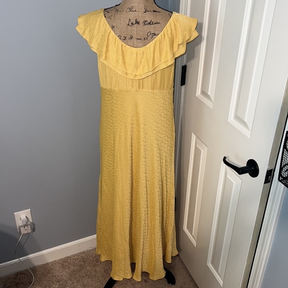 Hatch Yellow Ruffle Maxi Dress - Picture 5 of 6